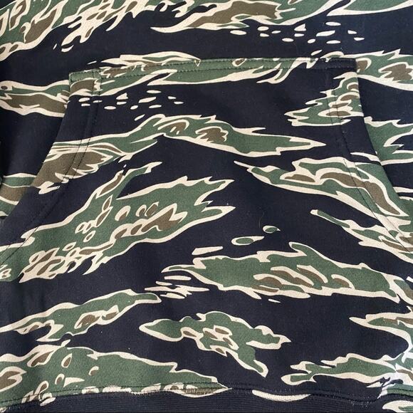 Mike Shinoda Line Sketch Green Camo Hoodie NWOTS medium - Picture 6 of 8